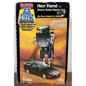 Vintage 1984 Herr Fiend Super GoBots #027 Tonka w/ Original Box Porsche 928S